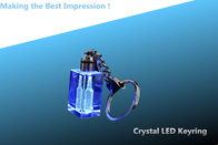 crystal led keyring/crystal keychain/crystal rectangle keyring/rectangular key chain