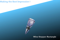 crystal wine stopper/wine stopper/crystal rectangle wine stopper